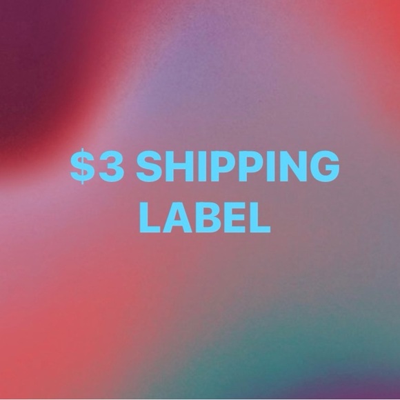 $3 SHIPPING LABEL - Picture 1 of 1